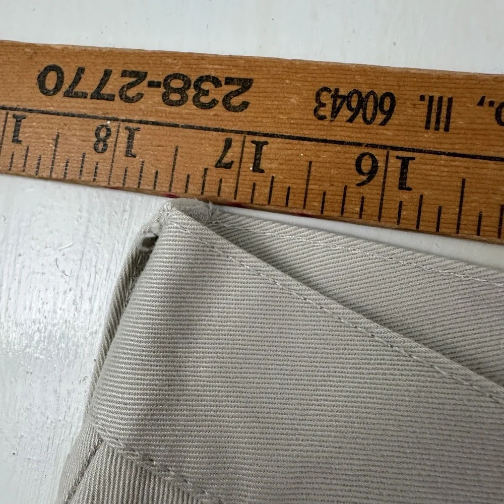 VTG Polo Ralph Lauren Tyler Baggy Shorts Men Fits 35 X 9 Khaki High Rise Pleated